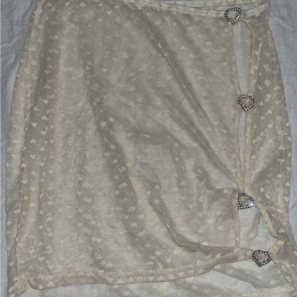 Sheer lingerie skirt